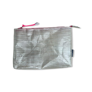Pink and Clear Travel Pouch