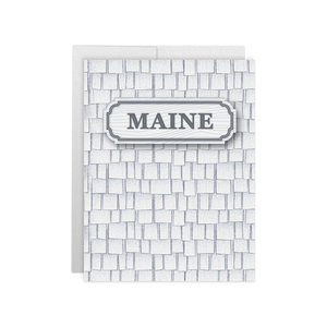 Quarterboard Maine Greeting Card