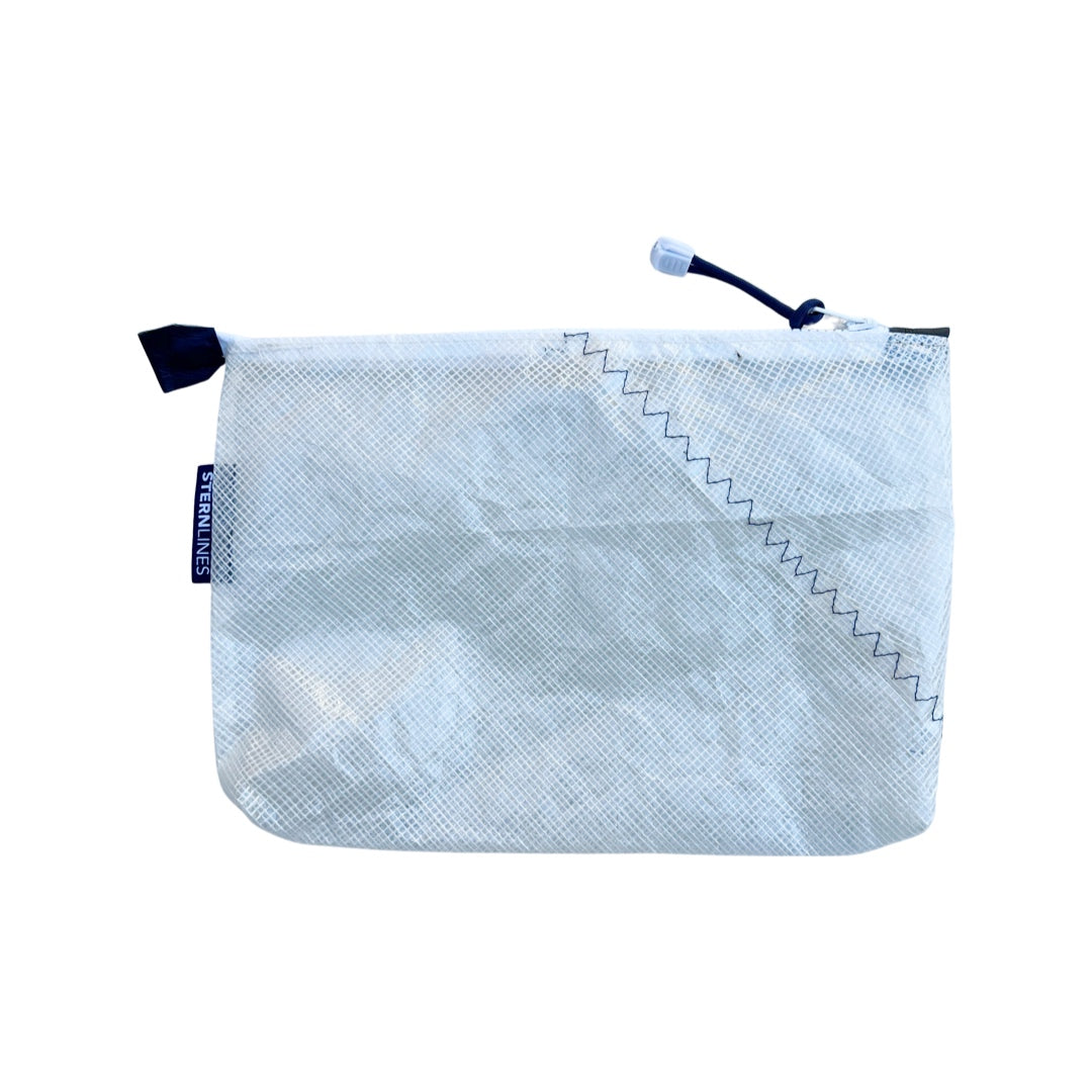 Cream and Clear Travel Pouch