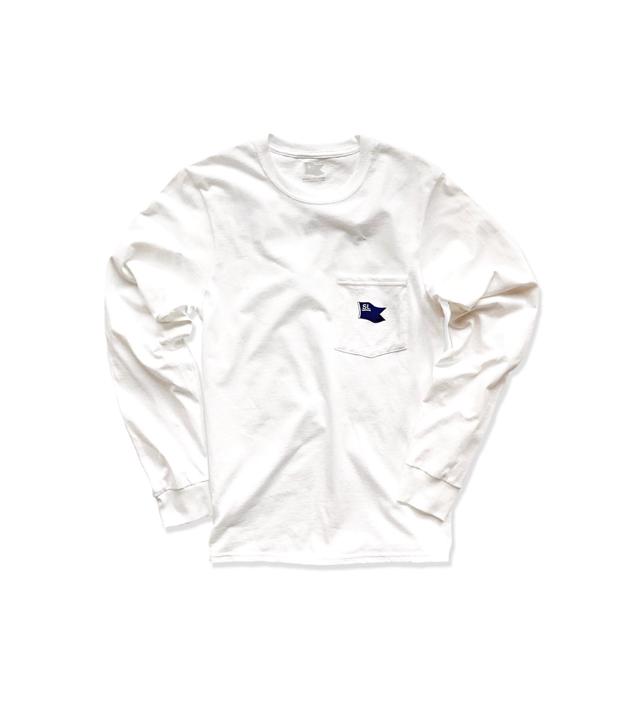 sghla Hand Aged & Distressed Pocket Tee - Off White S