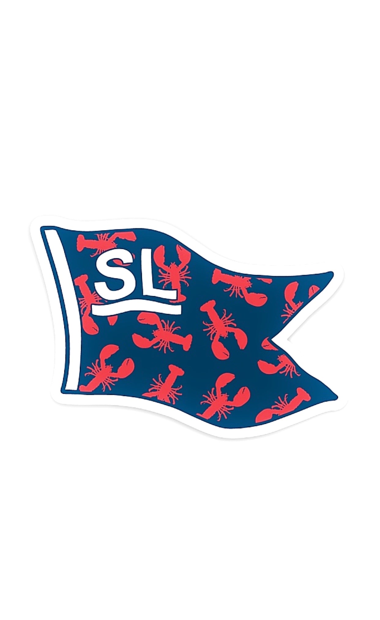 STERNLINES Lobster Boat Flag Sticker