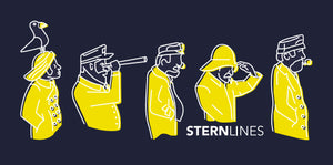 long sleeve t shirt graphic Old Salt  |  STERNLINES